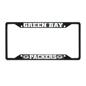 Green Bay Packers License Plate Frame Black