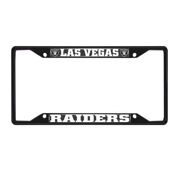 Las Vegas Raiders License Plate Frame Black