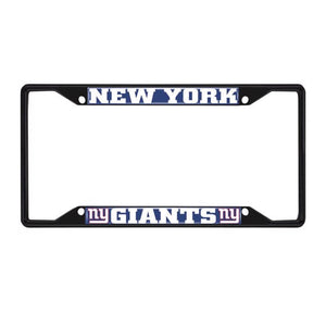 New York Giants License Plate Frame Black