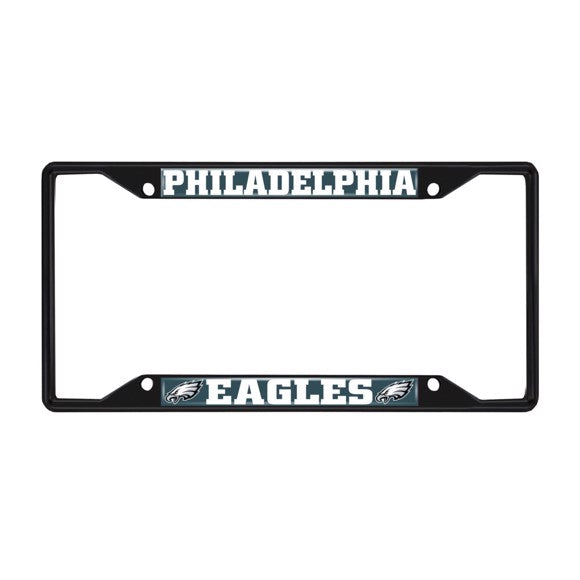Philadelphia Eagles License Plate Frame Black