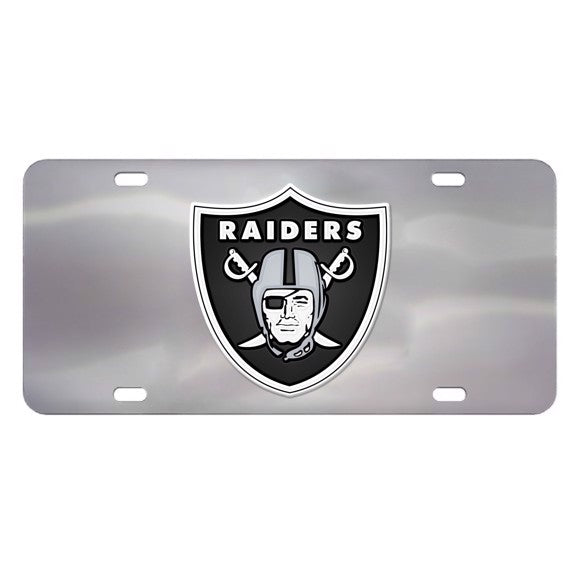 Las Vegas Raiders Diecast License Plate