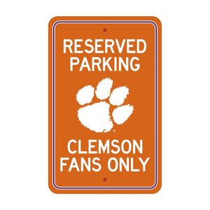 Clemson Tigers Parking Sign Decor