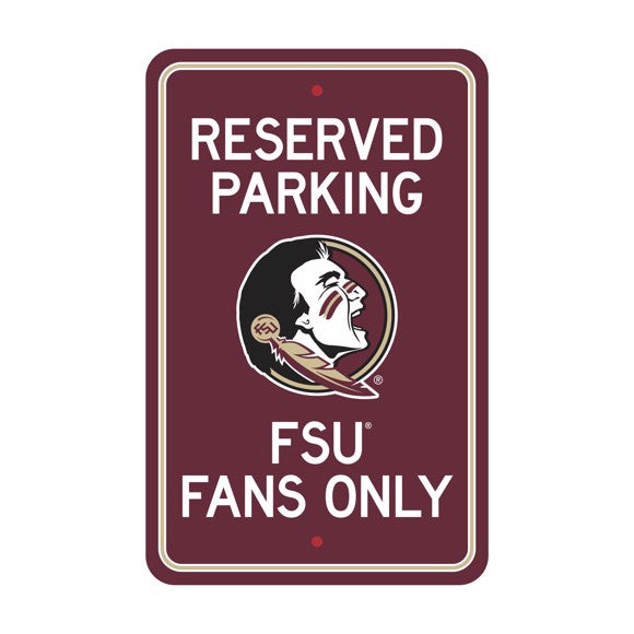 Florida State Seminoles Parking Sign Decor