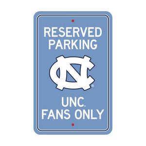 North Carolina Tar Heels Parking Sign Decor