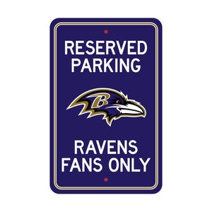 Baltimore Ravens Parking Sign Decor
