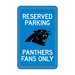 Carolina Panthers Parking Sign Decor