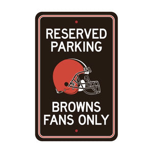 Cleveland Browns Parking Sign Decor