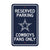 Parking Sign Decors