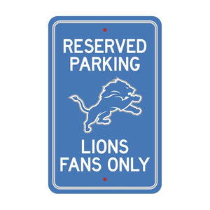 Detroit Lions Parking Sign Decor