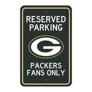 Green Bay Packers Parking Sign Decor