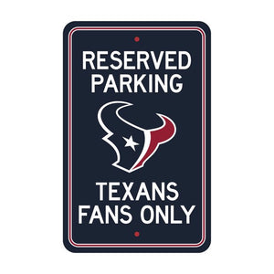 Houston Texans Parking Sign Decor