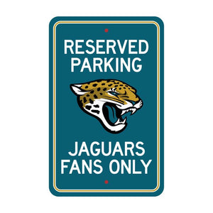Jacksonville Jaguars Parking Sign Decor