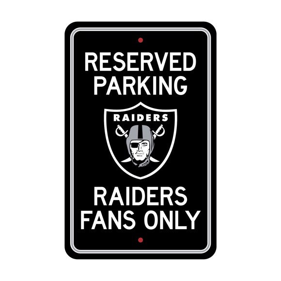Las Vegas Raiders Parking Sign Decor