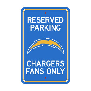 Los Angeles Chargers Parking Sign Decor