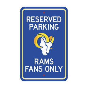 Los Angeles Rams Parking Sign Decor
