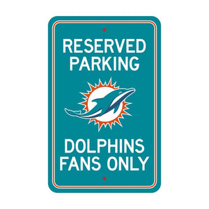 Miami Dolphins Parking Sign Decor