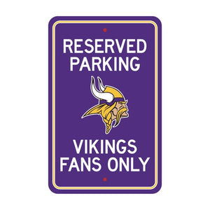 Minnesota Vikings Parking Sign Decor