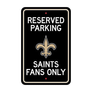 New Orleans Saints Parking Sign Decor