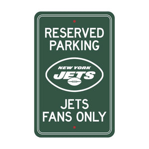New York Jets Parking Sign Decor