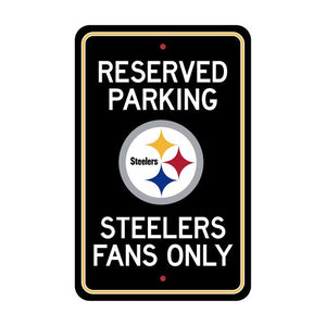 Pittsburgh Steelers Parking Sign Decor