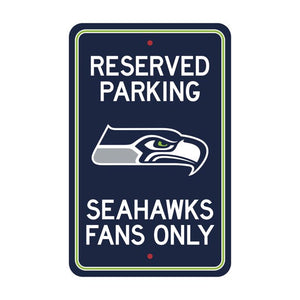 Seattle Seahawks Parking Sign Decor