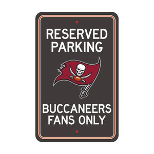 Tampa Bay Buccaneers Parking Sign Decor