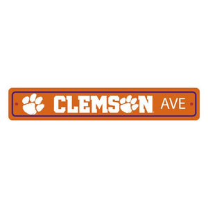 Clemson Tigers Street Sign Decor