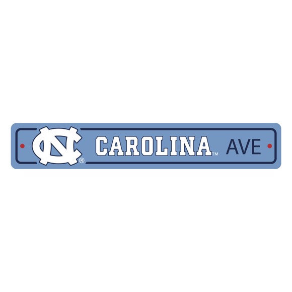 North Carolina Tar Heels Street Sign Decor