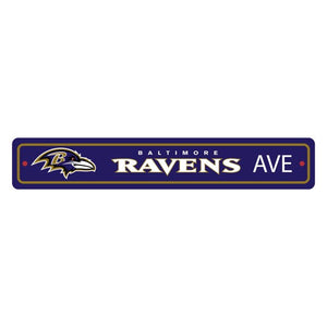 Baltimore Ravens Street Sign Decor