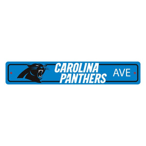 Carolina Panthers Street Sign Decor