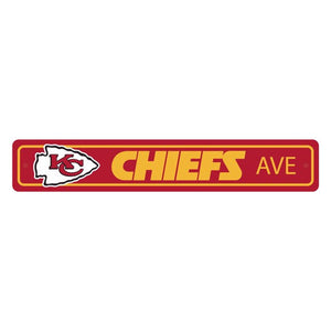 Kansas City Chiefs Street Sign Decor