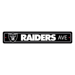 Las Vegas Raiders Street Sign Decor