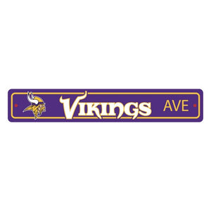 Minnesota Vikings Street Sign Decor