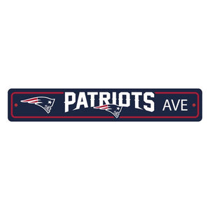 New England Patriots Street Sign Decor