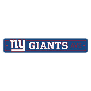 New York Giants Street Sign Decor