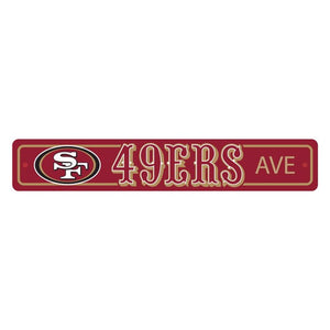San Francisco 49ers Street Sign Decor