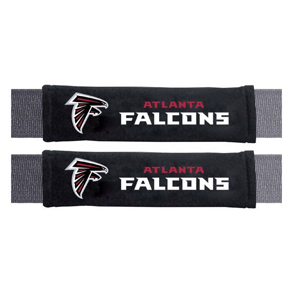 Atlanta Falcons Embroidered Seat Belt Pads Set of 2