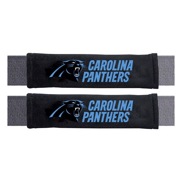 Carolina Panthers Embroidered Seat Belt Pads Set of 2