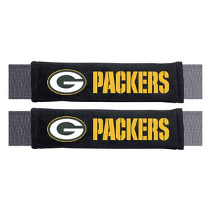 Green Bay Packers Embroidered Seat Belt Pads Set of 2