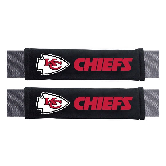 Kansas City Chiefs Embroidered Seat Belt Pads Set of 2