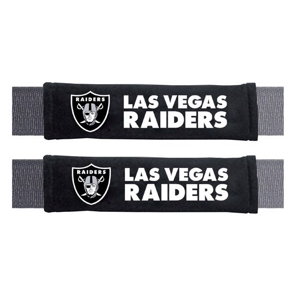 Las Vegas Raiders Embroidered Seat Belt Pads Set of 2