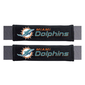 Miami Dolphins Embroidered Seat Belt Pads Set of 2