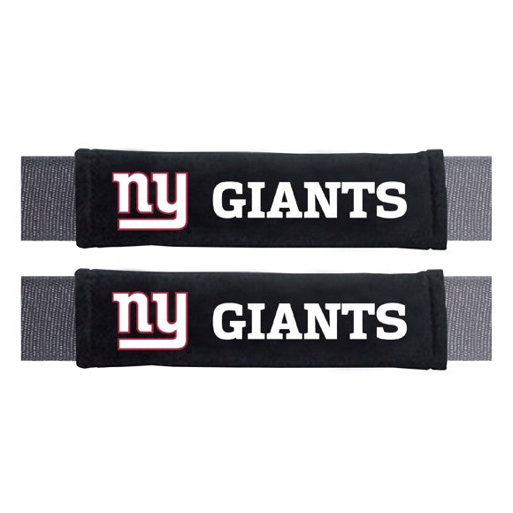 New York Giants Embroidered Seat Belt Pads Set of 2