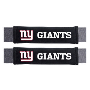 New York Giants Embroidered Seat Belt Pads Set of 2