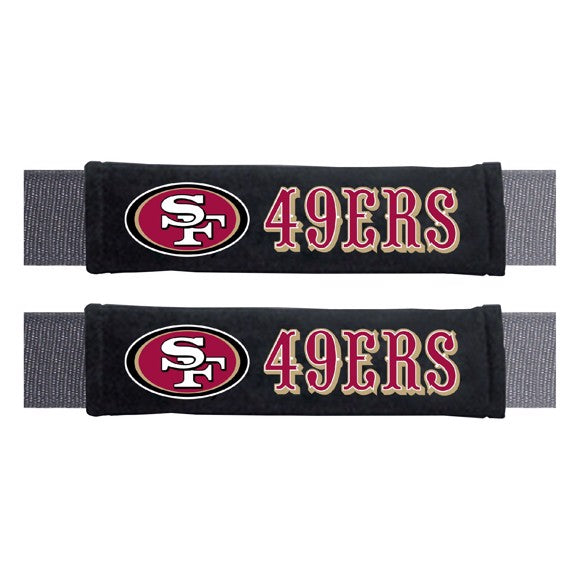 San Francisco 49ers Embroidered Seat Belt Pads Set of 2