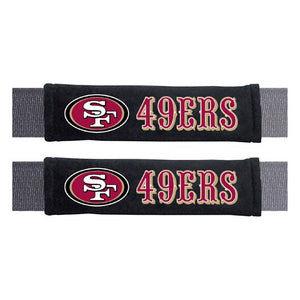 San Francisco 49ers Embroidered Seat Belt Pads Set of 2