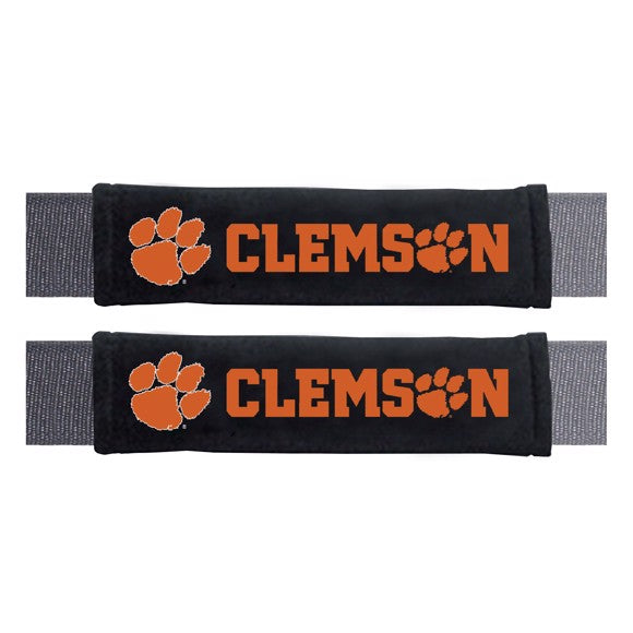 Clemson Tigers Embroidered Seat Belt Pads Set of 2