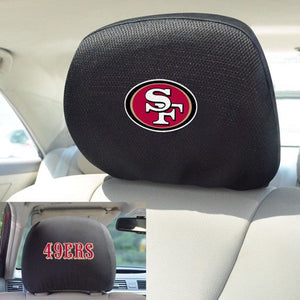 San Francisco 49ers Embroidered Headrest Cover
