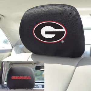 Georgia Bulldogs Embroidered Headrest Cover