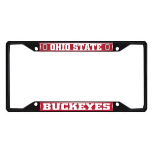 Ohio State Buckeyes License Plate Frame Black
